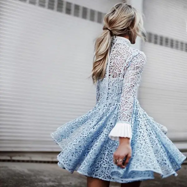 clothing, blue, dress, fashion, pattern,