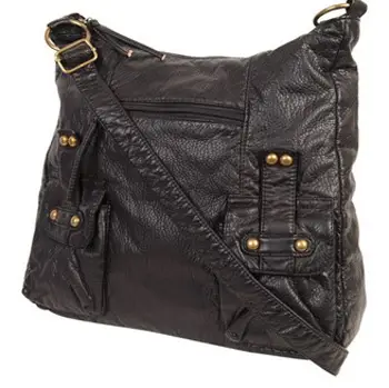 Forever21 Distressed Leatherette Handbag