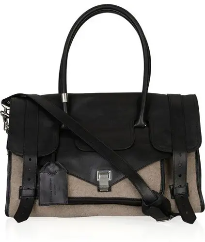 Proenza Schouler Medium PS1 Travel Leather and Felt Tote