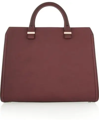 Victoria Structured Leather Tote
