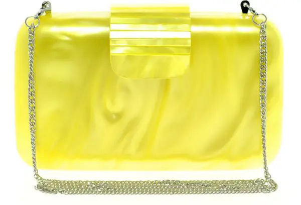 French Connection Perspex Clutch Bag