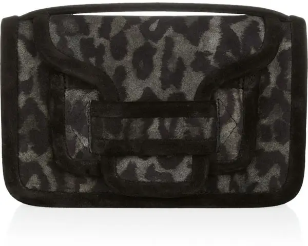 Black Leopard Shoulder Bag