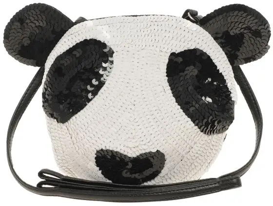 Sequin Panda Bag