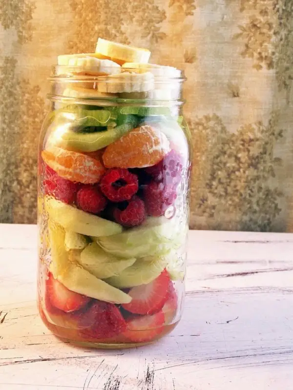 Fruitilicious Fruit Salad in a Jar