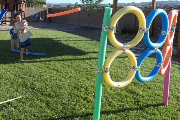 Outdoor Games with Pool Noodles