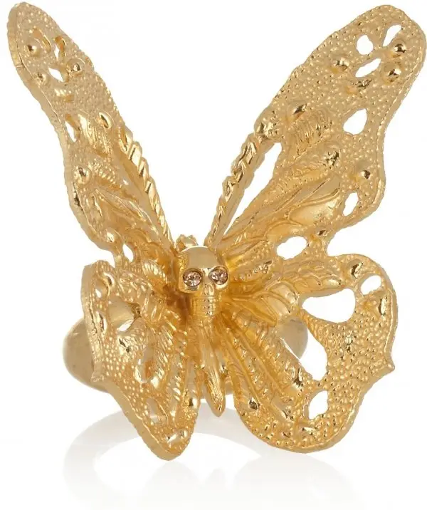 Alexander McQueen Butterfly Ring