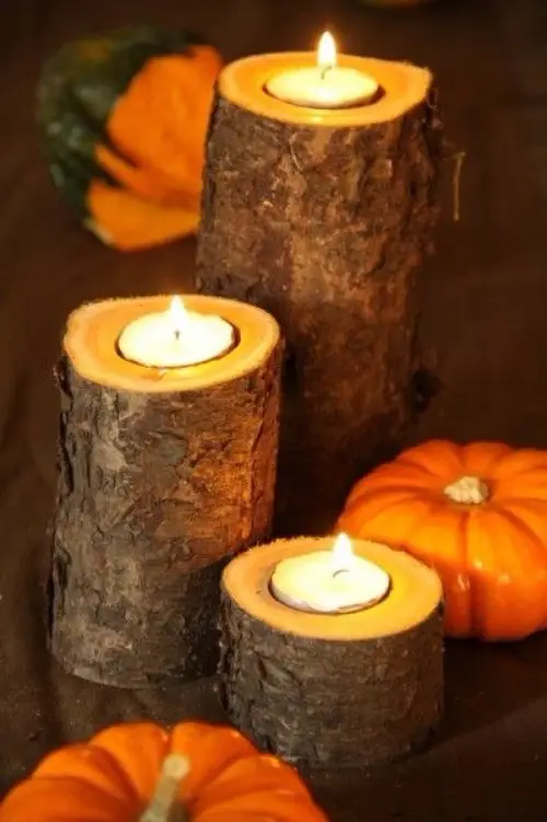Fall/Thanksgiving Candle Holders