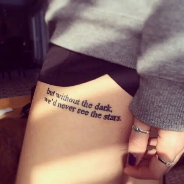 40+ Inspiration for Quote Tattoos: What's Your Favorite? - Saved Tattoo