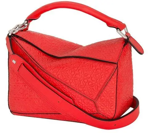 Loewe Small Puzzle Bag in Red