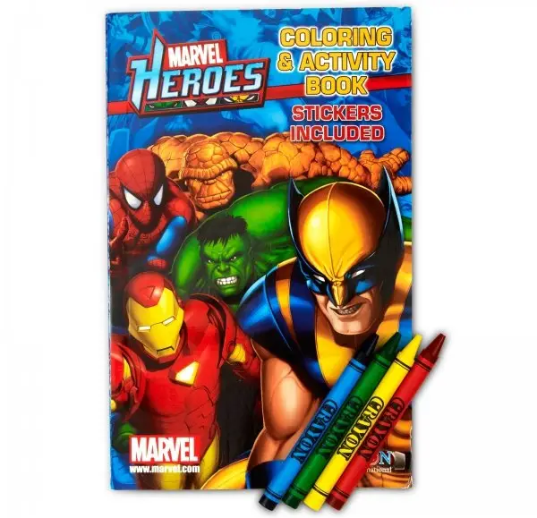 Coloring Books and Crayons