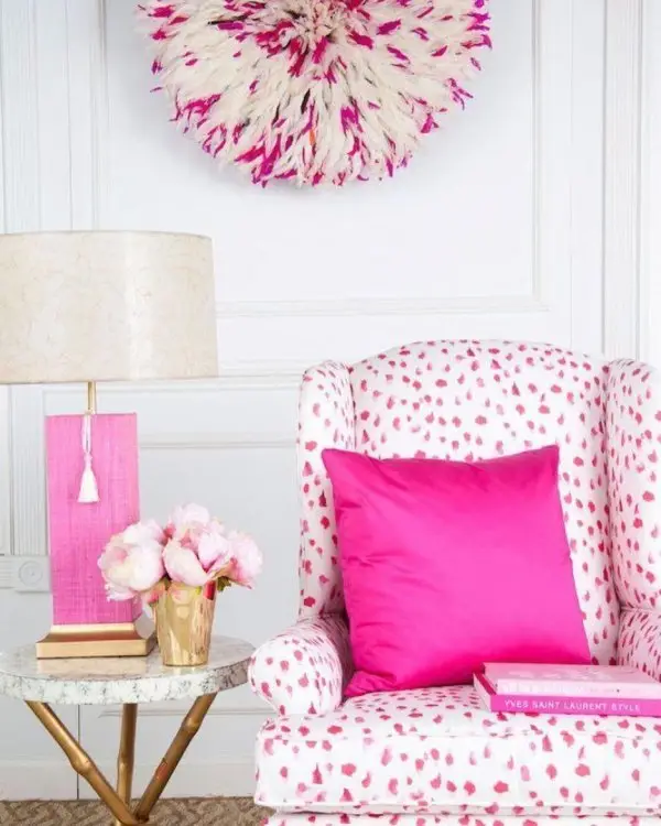 Pink, Furniture, Room, Interior design, Magenta,