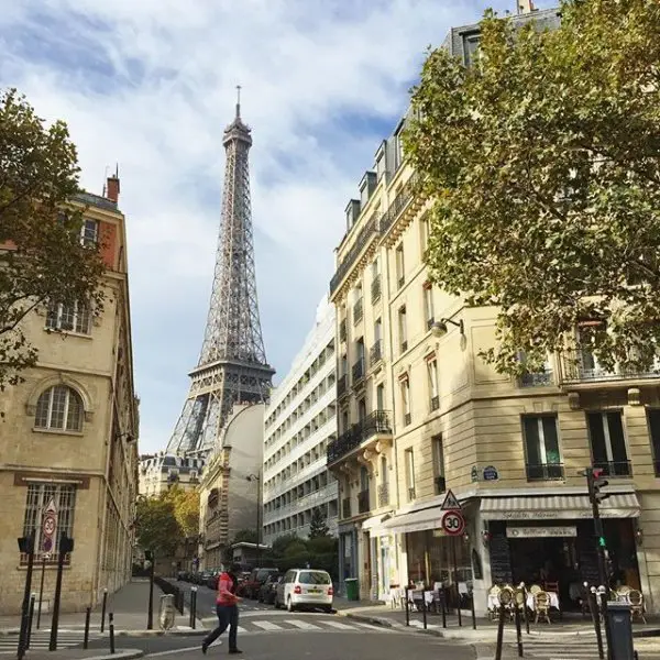 Eiffel Tower, urban area, city, road, architecture,