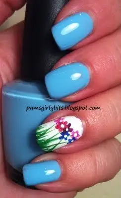 color,nail,finger,nail care,blue,