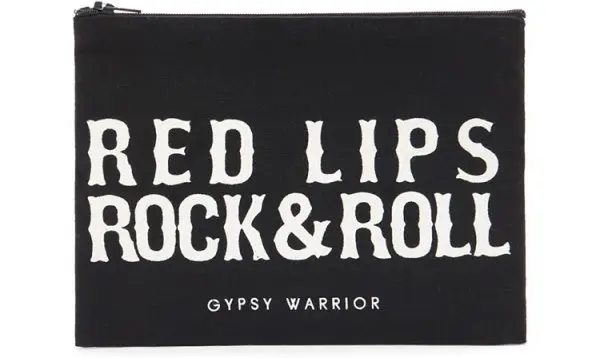 Gypsy Warrior Red Lips Clutch