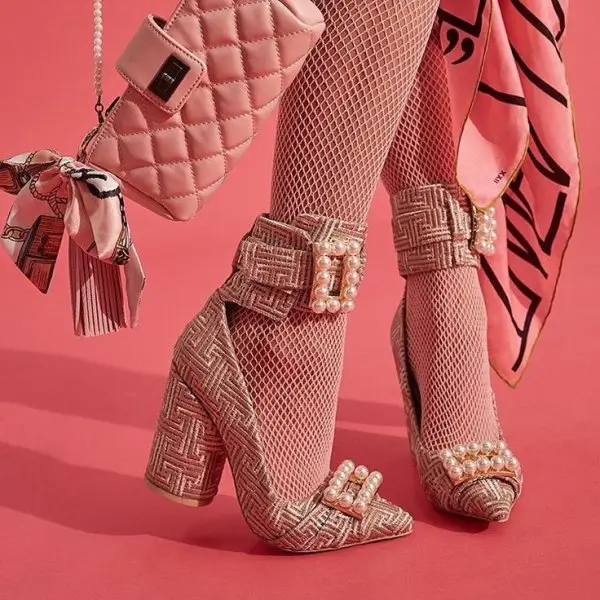 Pink, Footwear, Shoe, Fashion, Peach,