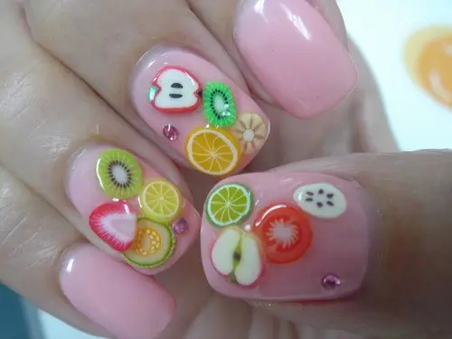 nail,finger,color,pink,green,