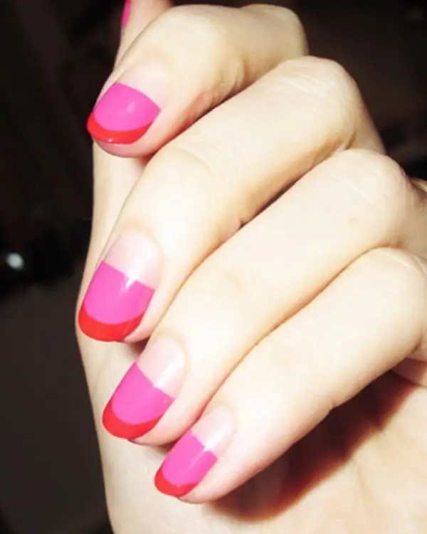 nail, pink, finger, manicure, nail care,