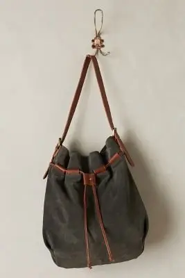 Cascadia Suede Bucket Bag by Mo&Co