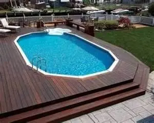 Above Ground Pool with Deck