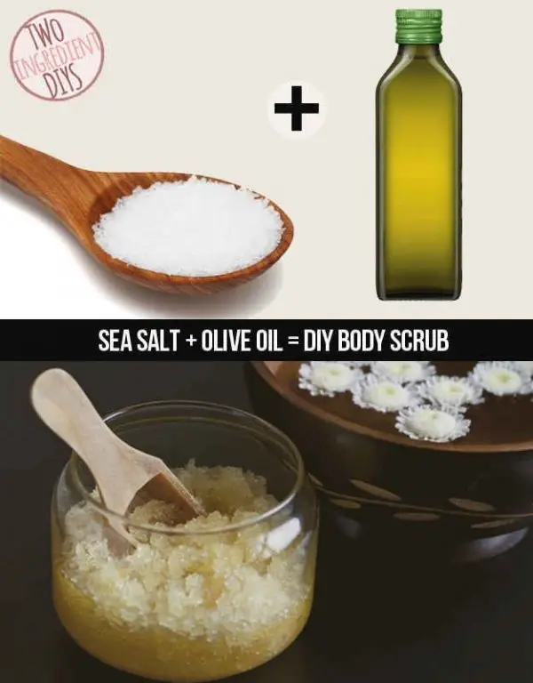 Sea Salt and Olive Oil Scrub