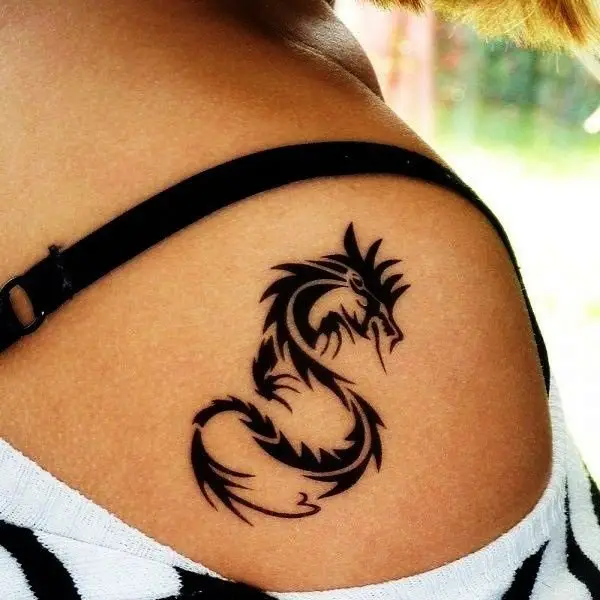 21 Drop Dead Gorgeous Dragon Tattoos for Women with a BA Side