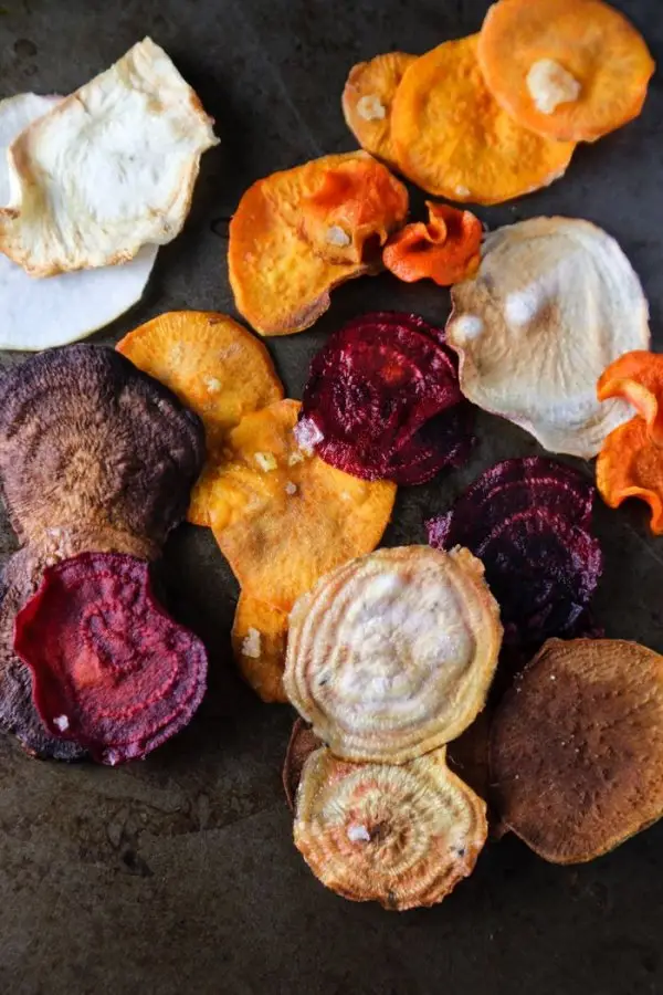 Baked Root Vegetable Chips