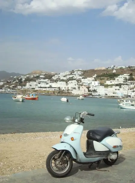 Let a Mykonos Sea Breeze Ruffle Your Hair on a Daring Scooter Ride