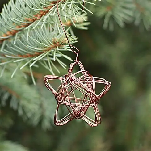Wire Star Ornaments