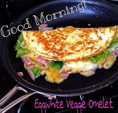 Egg White Veggie Omelet