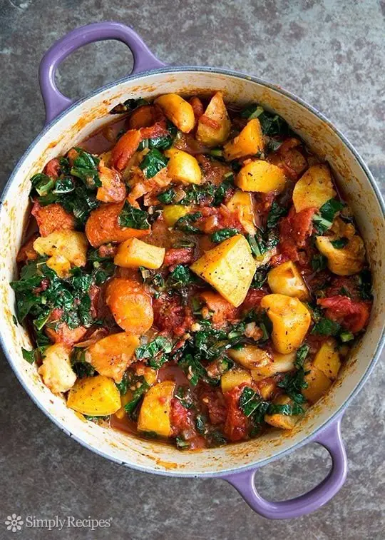 A Ragout of Roasted Root Vegetables