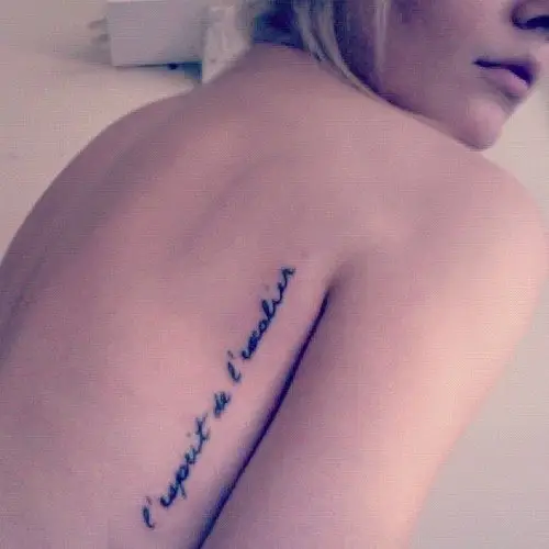 Tattoo tagged with small collarbone tiny cagridurmaz french tattoo  quotes ifttt little minimalist juste comme je suis lettering quotes   inkedappcom
