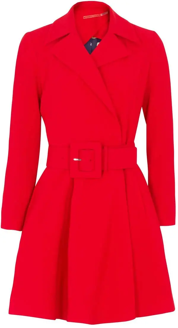 Red Winter Coat