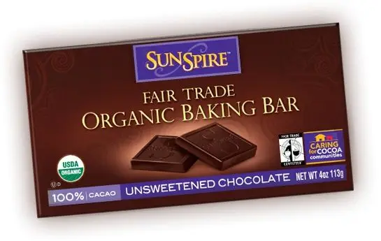 Sunspire Organic Fair Trade Chocolate