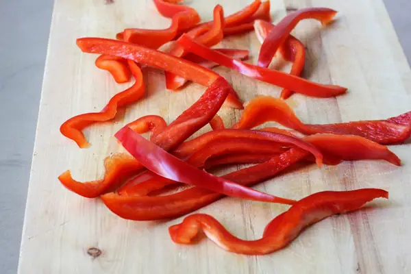 Red Bell Pepper Slices