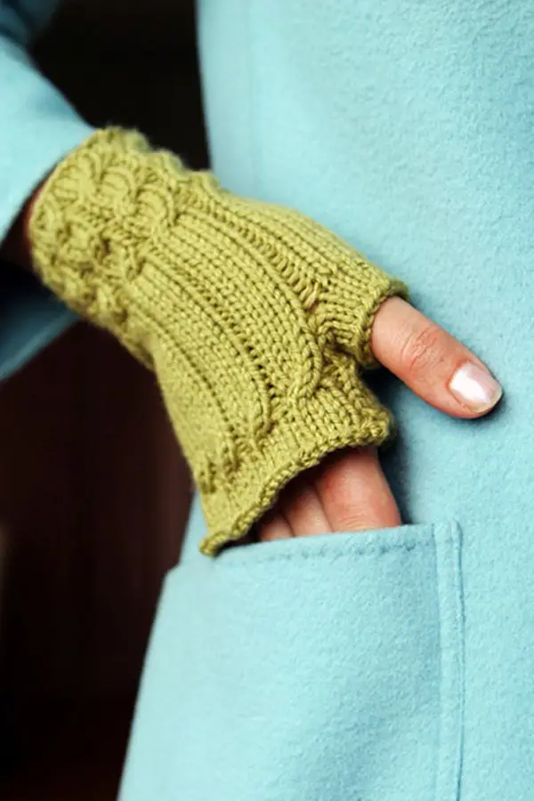 Knitted Wrist Mittens
