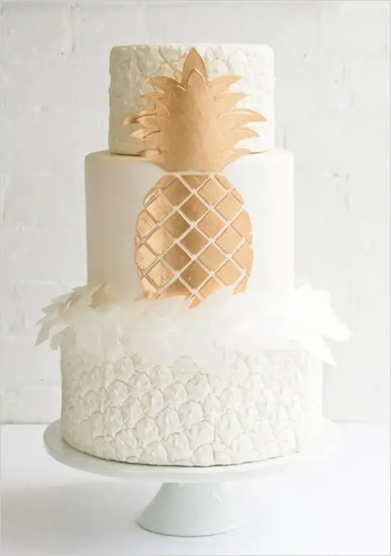 Pineapple Wedding Cake