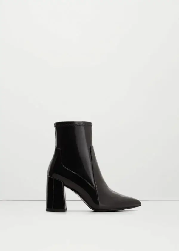 footwear, black, leather, boot, high heeled footwear,