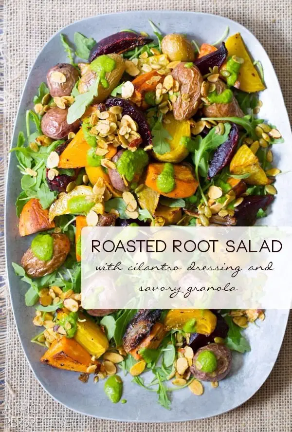 Roasted Root Vegetables Salad