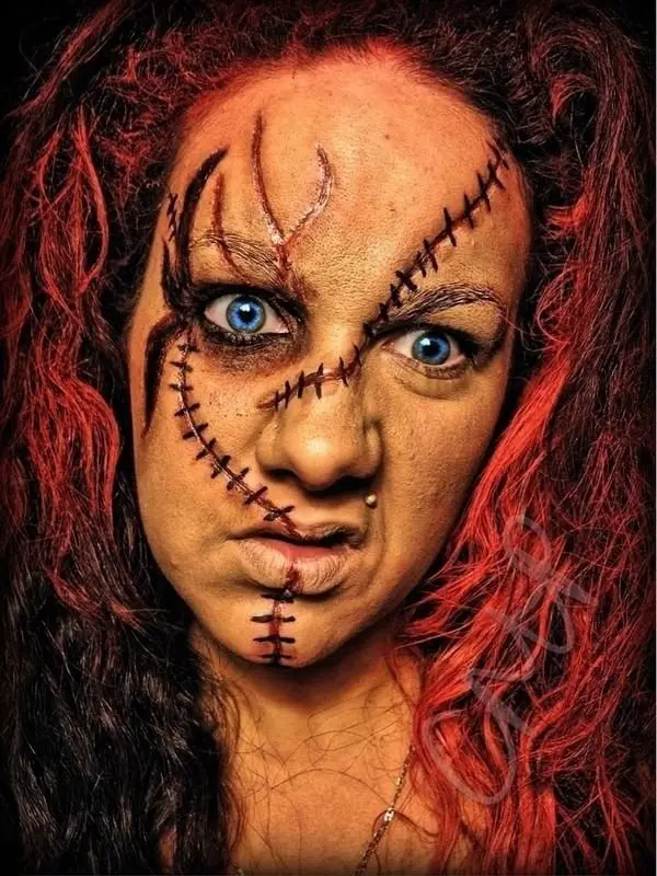 Chucky Makeup