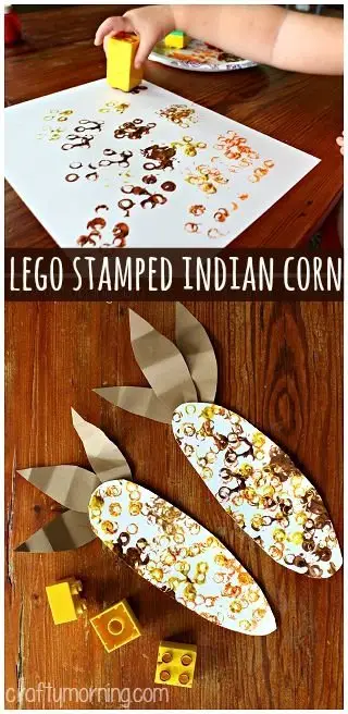 Lego Stamped Indian Corn