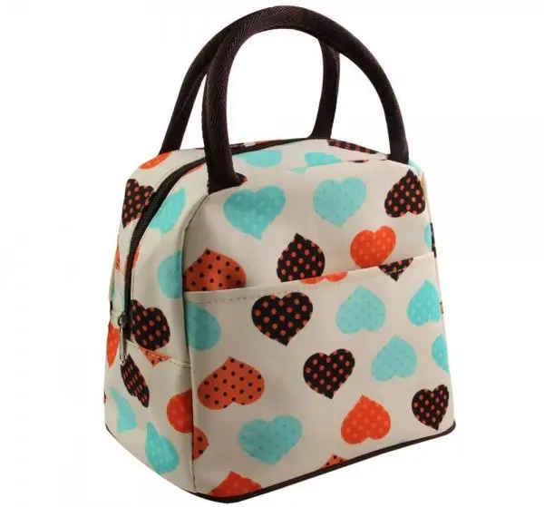 Baloray Cute Love Heart Lunch Bag
