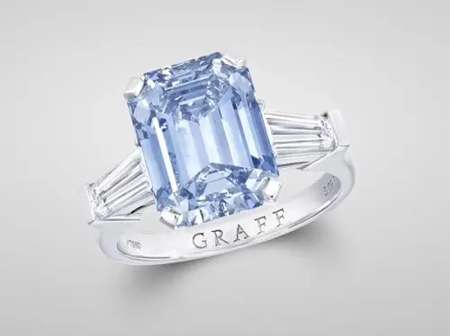 Graff Blue Diamond Ring