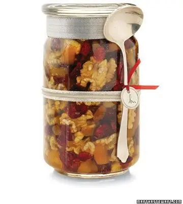 Honey, Walnut, and Dried-Fruit Topping