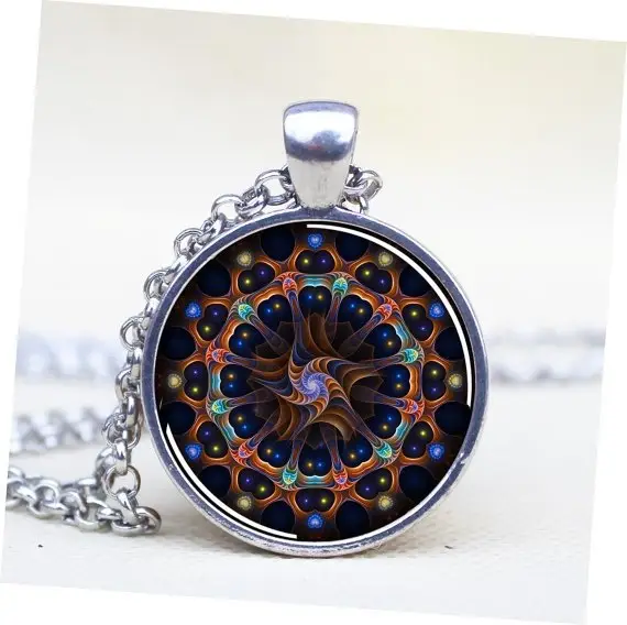 Mandala Art Necklace