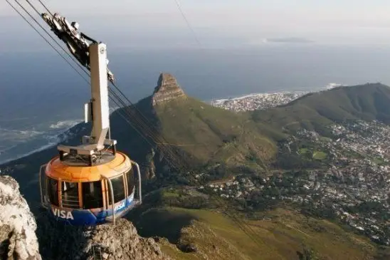 Take the Cable Car up Table Mountain in South Africa