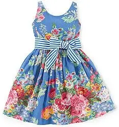 Ralph Lauren Floral Sateen Dress