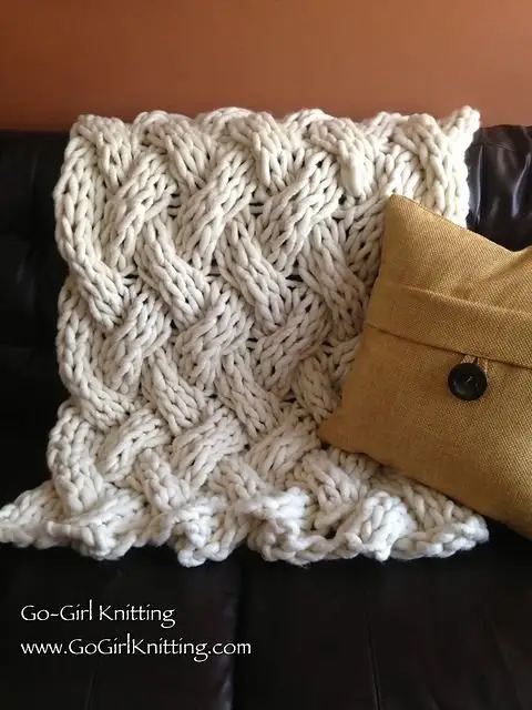 Big Knitted Throw