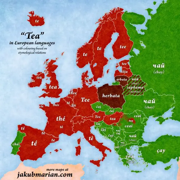 Europe, christmas, map, ter, Tea,