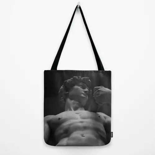 Black and White Renaissance Art Print Tote Bag