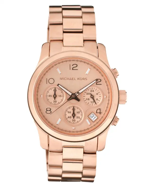 Michael Kors Rose Gold-Plated Watch